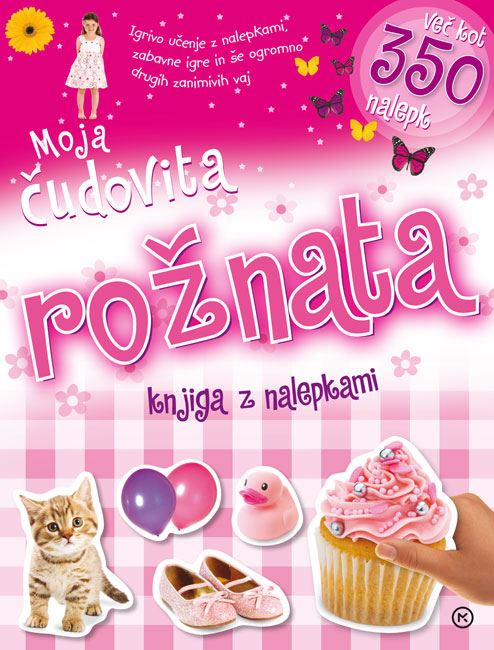 Moja čudovita rožnata knjiga (knjiga z nalepkami)