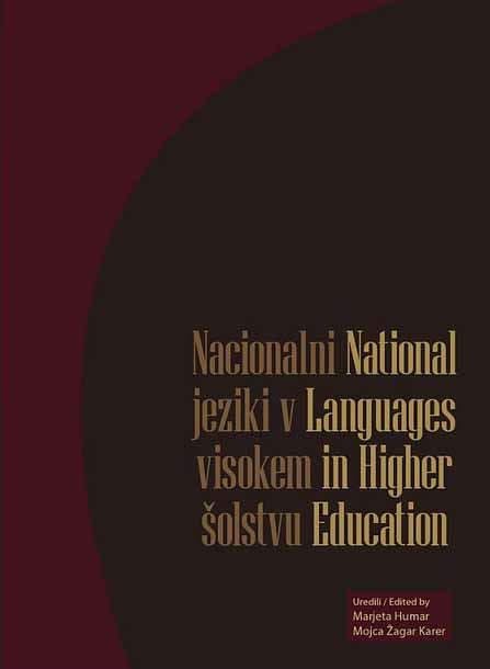 NACIONALNI JEZIKI V VISOKEM ŠOLSTVU
