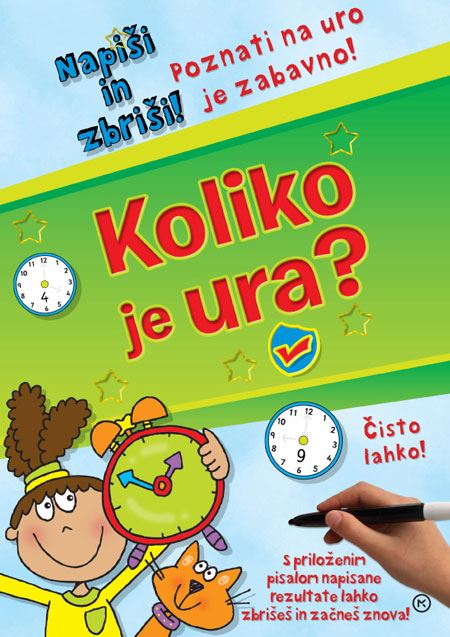 Napiši in zbriši: Koliko je ura?