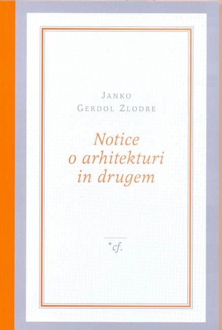 NOTICE O ARHITEKTURI IN DRUGEM (SUBVENCIJA)