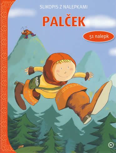 Palček - slikopis z nalepkami
