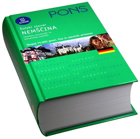PONS ŠOLSKI SLOVAR  - NEMŠČINA,
