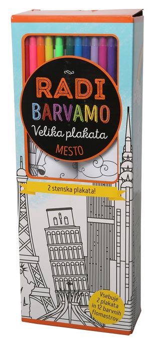 Radi barvamo - Velika plakata, mesto