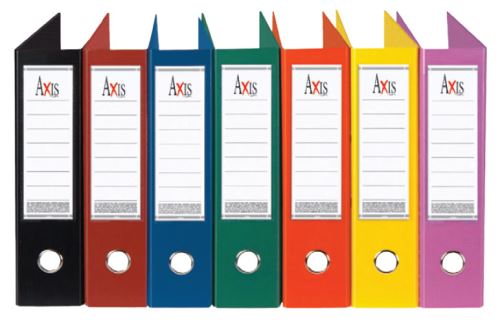 Samostoječ registrator Axis Master A4/75mm, rdeč