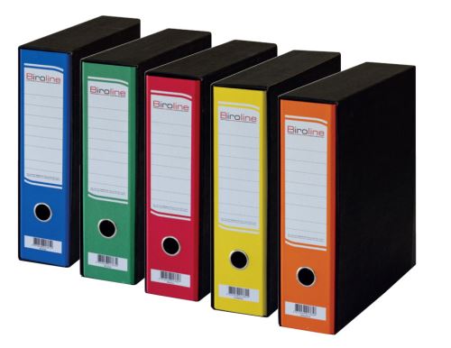 Registrator Biroline, A4/80mm, zelen