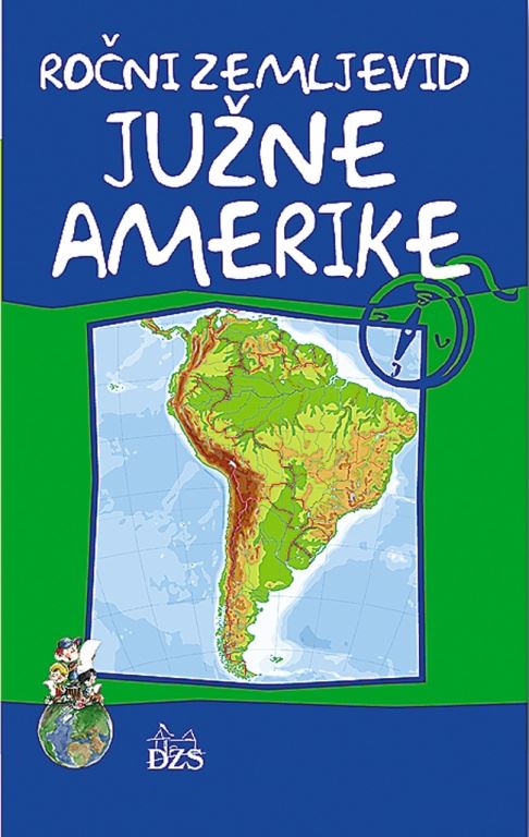 ROČNI ZEMLJEVID JUŽNE AMERIKE
