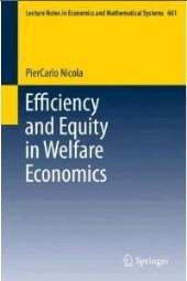 EFFICIENCY AND EQUITY IN WELFARE ECONOMICS