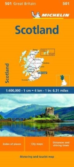 Scotland - Michelin Regional Map 501