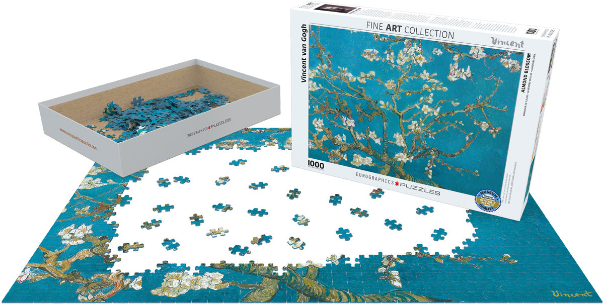 Puzzle Almond Blossom - Van Gogh, 1000 kosov