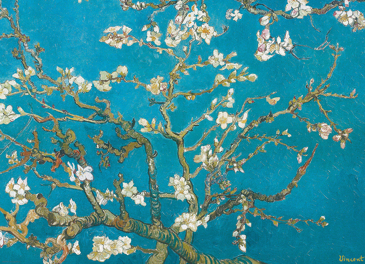 Puzzle Almond Blossom - Van Gogh, 1000 kosov