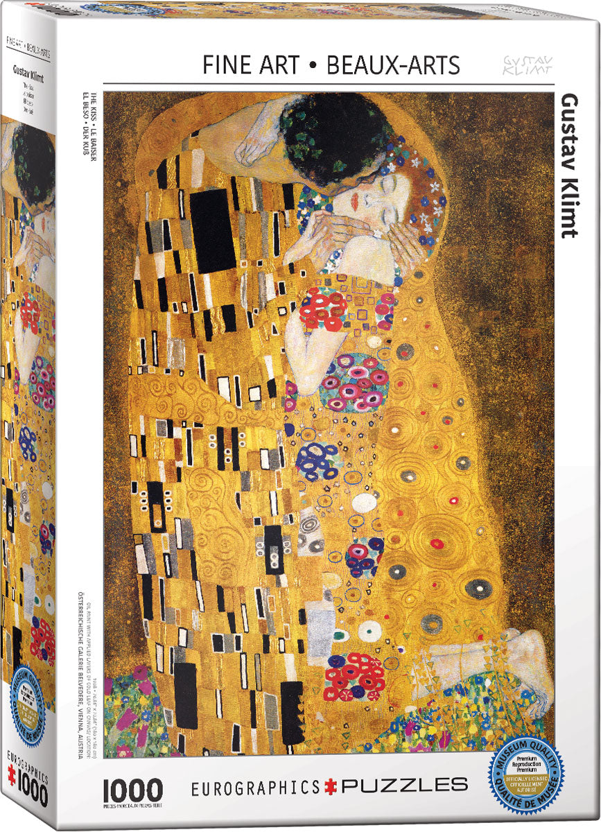 Puzzle The Kiss - Klimt, 1000 kosov