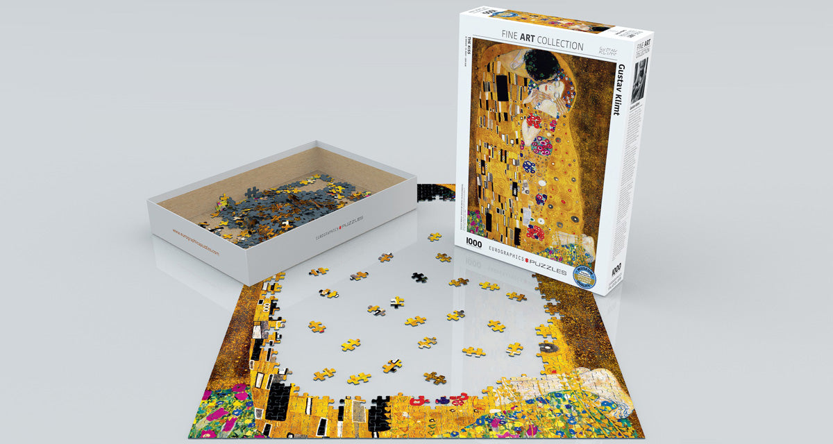 Puzzle The Kiss - Klimt, 1000 kosov