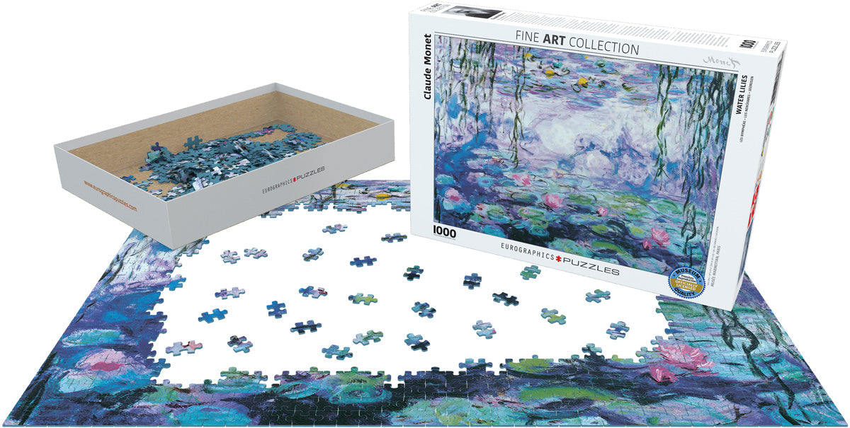 Puzzle Water lilies - Monet, 1000 kosov