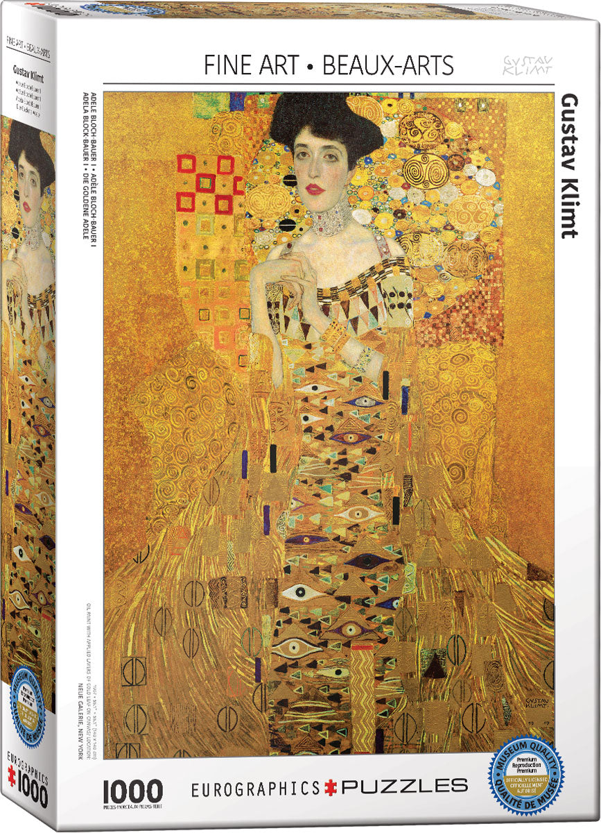 Puzzle Adele Bloch-Bauer I - Klimt, 1000 kosov