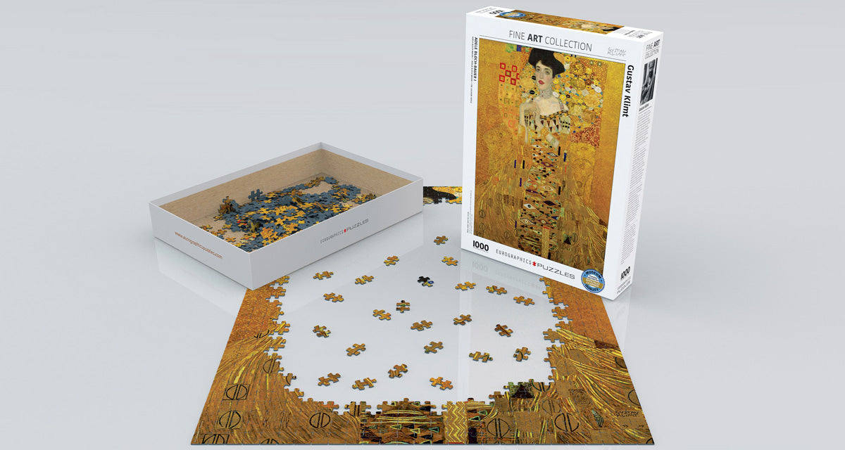 Puzzle Adele Bloch-Bauer I - Klimt, 1000 kosov