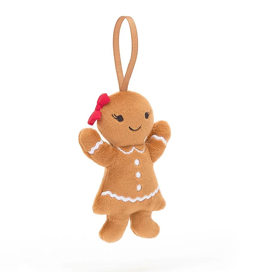 Plišasta igrača, Obesek za na jelko Piškotka - JELLYCAT, 10 cm