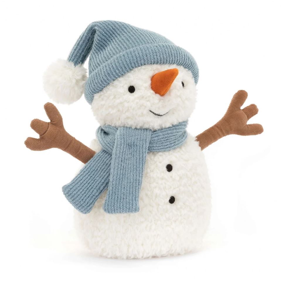 Plišasta igrača Snežak s šalom in kapo - JELLYCAT, 22 cm