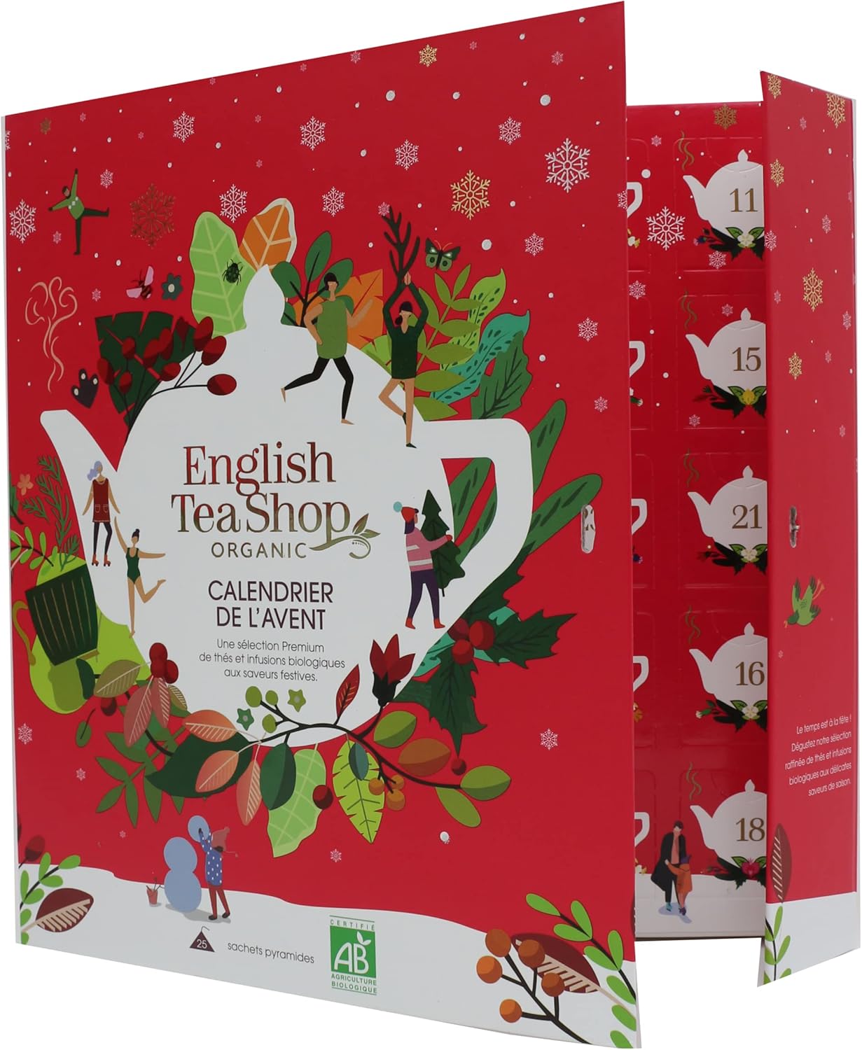 Čaj Adventni koledar, Red