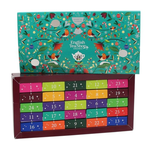 Čaj Adventni koledar, Skrinjica turkizna, 25 vrečk
