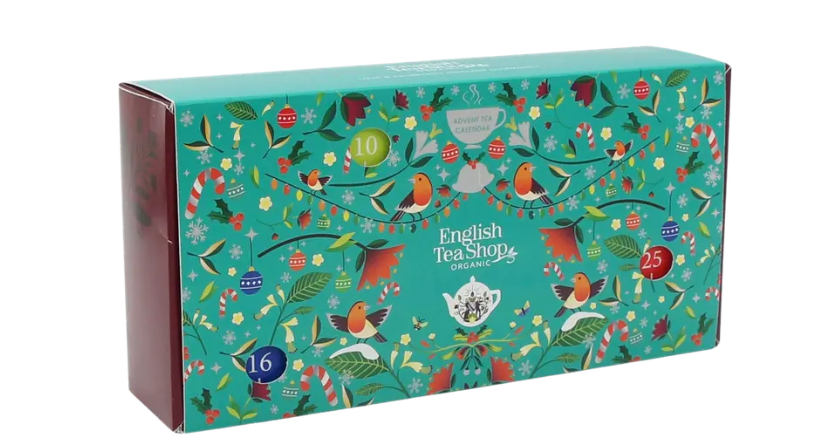 Čaj Adventni koledar, Skrinjica turkizna, 25 vrečk