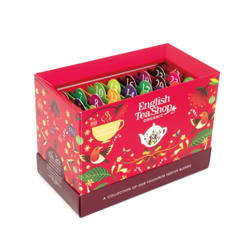 Čaj adventni koledar, v škatli 25 vrečk, rdeč