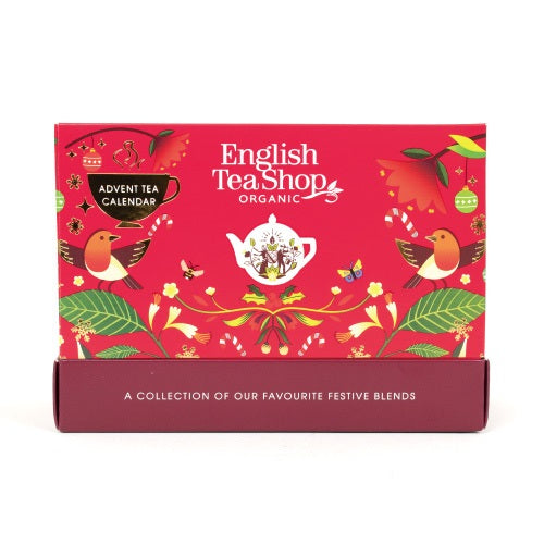 Čaj adventni koledar, v škatli 25 vrečk, rdeč