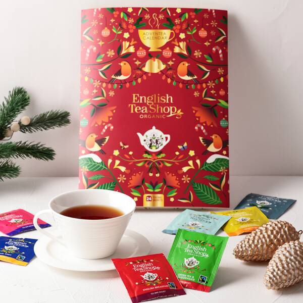 Čaj adventni koledar, zloženka rdeč, 25 vrečk