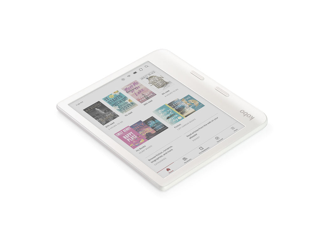 E-bralnik KOBO Libra COLOUR, bel 32GB