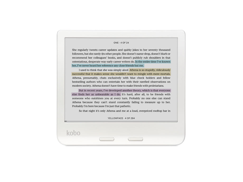 E-bralnik KOBO Libra COLOUR, bel 32GB