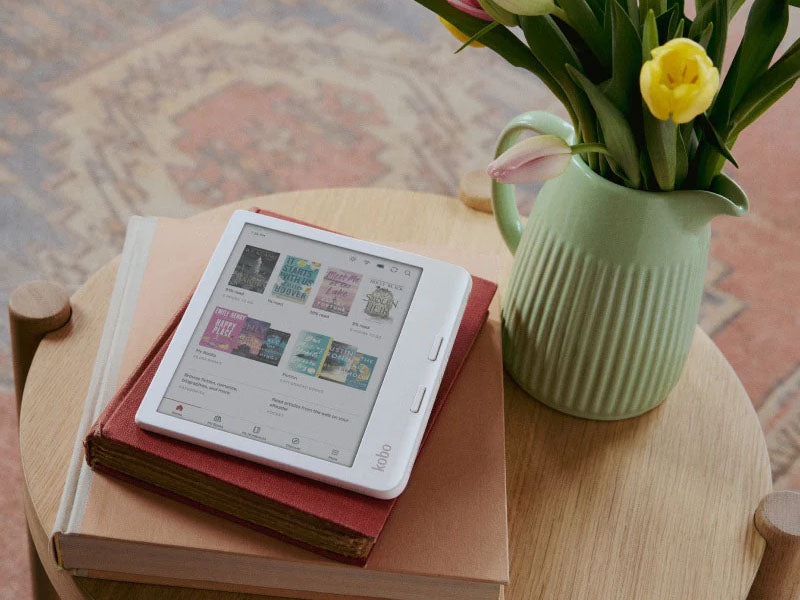 E-bralnik KOBO Libra COLOUR, bel 32GB