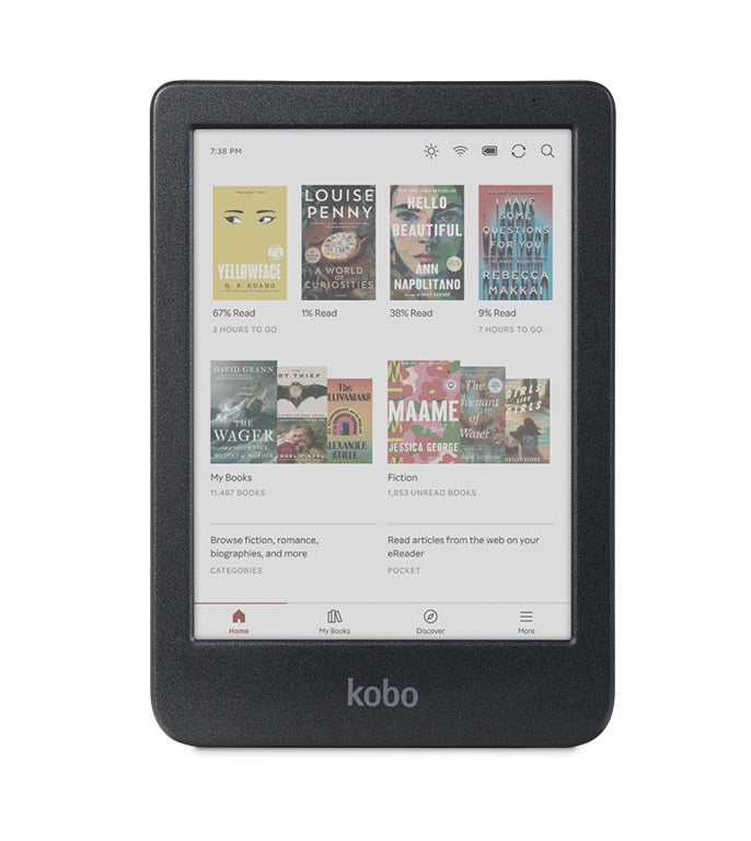 E-bralnik KOBO Clara COLOUR, črn 16GB