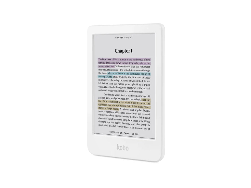 E-bralnik KOBO Clara COLOUR, bel 16GB