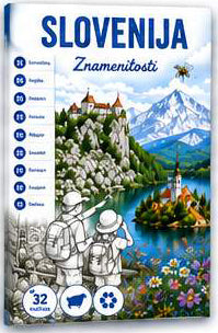 Pobarvanka Slovenija: Znamenitosti