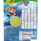 Pobarvanka z nalogami + flomastri Crayola, Paw Patrol