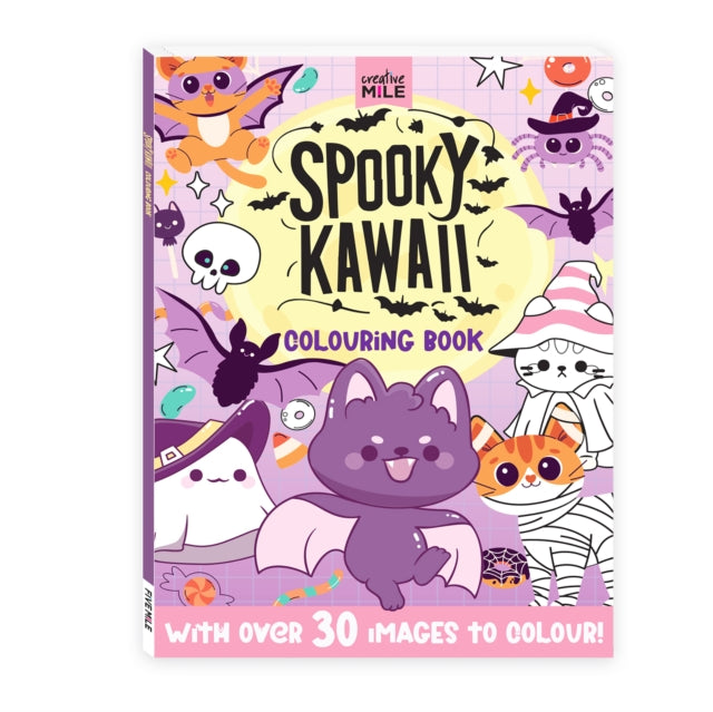 Spooky Kawaii Colouring Book