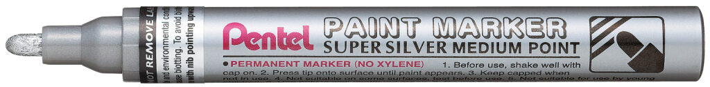 Marker Pentel MMP10 Paint 4,5 mm, srebrn