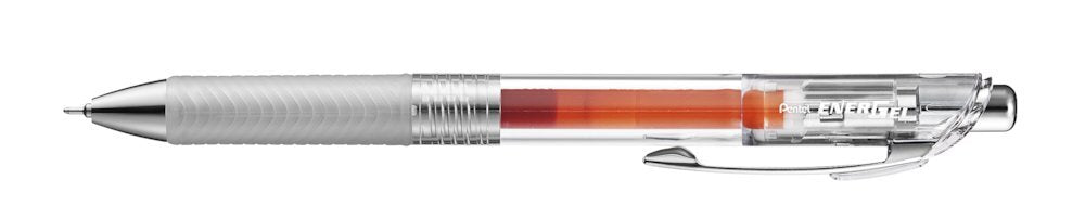Roler Pentel BLN75tl Energel, transparenten 0,5 oranžen
