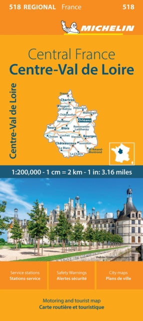 Centre - Michelin Regional Map 518