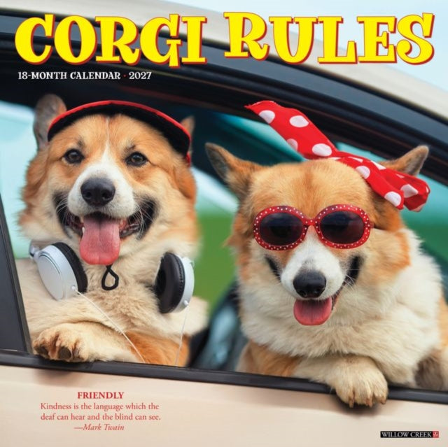 Corgi Rules 2027 Wall