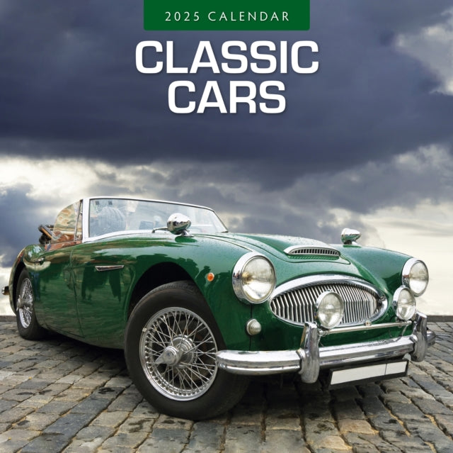 Classic Cars 2025 Square Wall Calendar