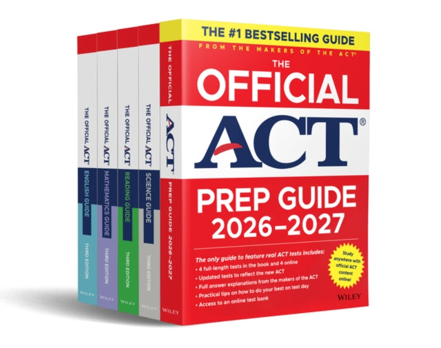 Official ACT Prep and Subject Guides 2026-2027, Complete Set