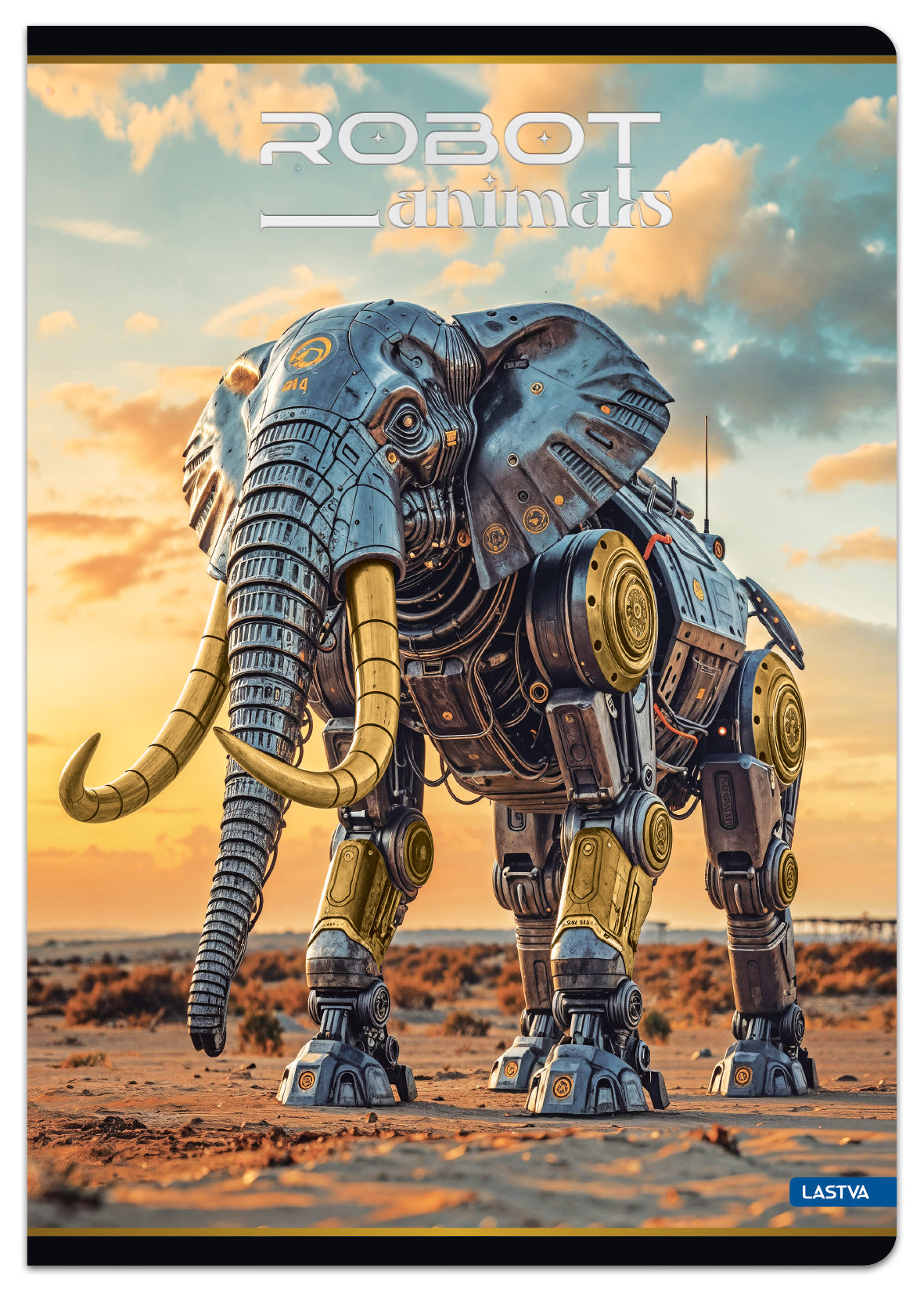 ZVEZEK A4 K 33440 ROBOT ANIMALS 52L 80G (10/60)(26