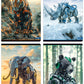 ZVEZEK A4 K 33440 ROBOT ANIMALS 52L 80G (10/60)(26