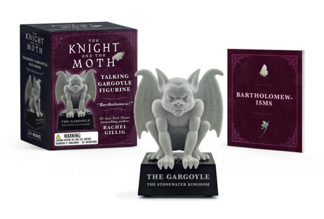 Knight and the Moth Talking Gargoyle Figurine