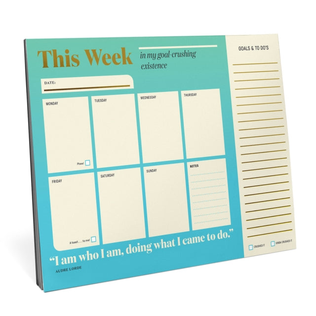 Knock Knock Crush Your Goals Undated Inner Truth Planner