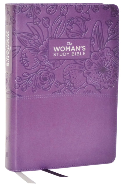 KJV, The Woman's Study Bible, Purple Leathersoft, Red Letter, Full-Color Edition, Comfort Print