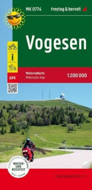 Vogesen, Motorcycle map 1:200.000