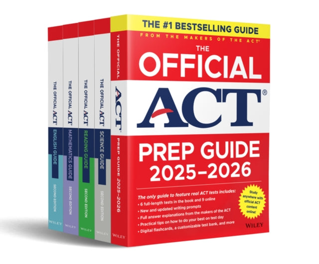 Official ACT Prep & Subject Guides 2025-2026 Complete Set