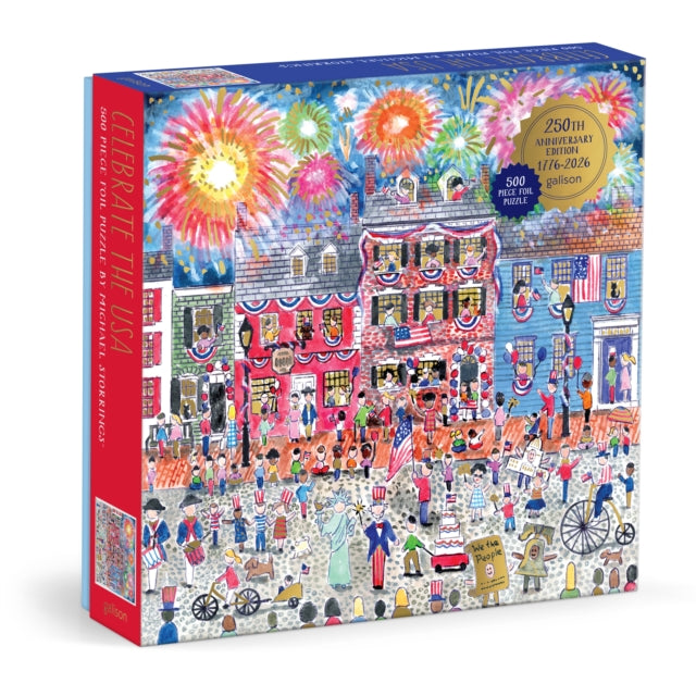 Michael Storrings Celebrate The USA 500 Piece Foil Puzzle