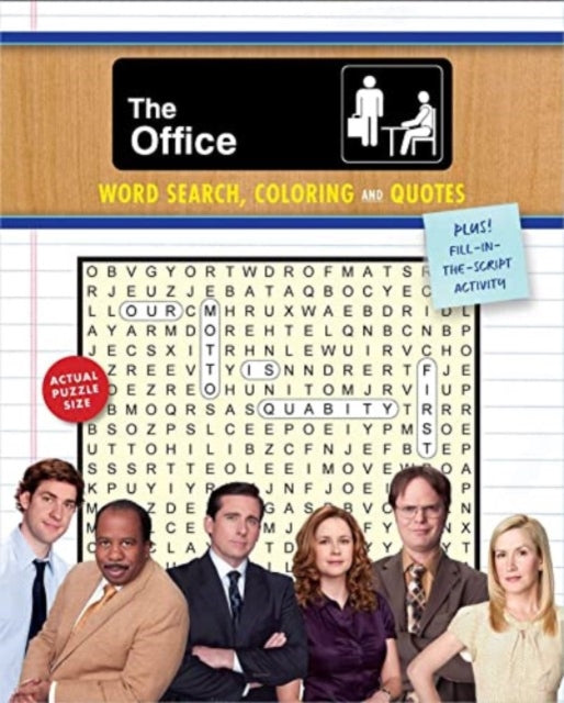 Office Word Search, Coloring and Quotes